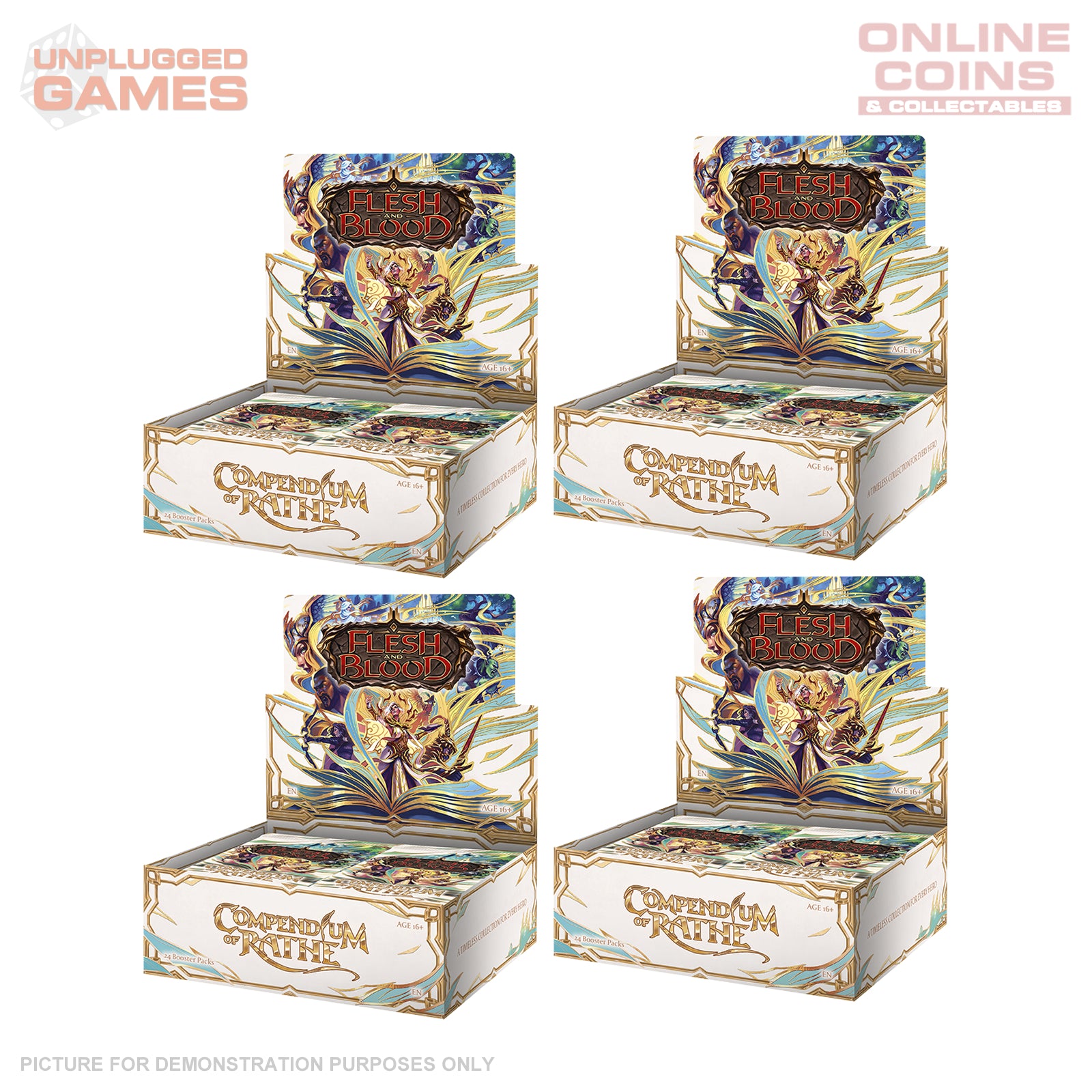 Flesh & Blood - Compendium of Rathe SEALED Case (4 Booster Boxes) - PREORDER